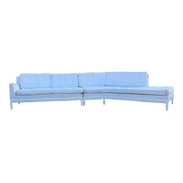 Tommi Parzinger Angled Sectional Sofa For Sale
