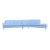 Tommi Parzinger Angled Sectional Sofa For Sale