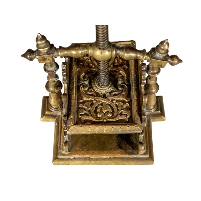 1900 - 1909 Antique Playing Card Press For Sale - Image 5 of 5