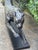 Metal Vintage XL Cast aluminum Metal Cheetah Statue 42 inches long 21 inches tall. For Sale - Image 7 of 13