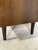 Brown Vintage Danish Modern Stained Oak Sliding Door Cabinet Credenza For Sale - Image 8 of 9