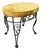 Mid-Century Modern Wrought Iron Vanity Stool. Circa 1960s For Sale
