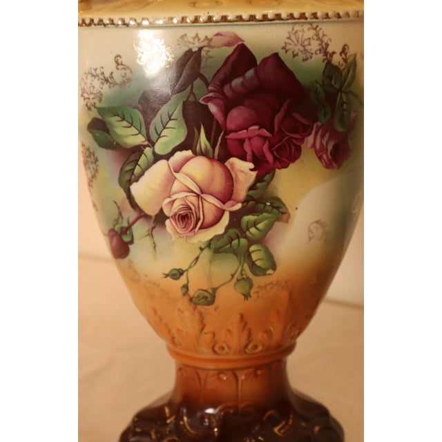 Vintage English Victorian Vase in Ceramic, 1960s For Sale - Image 3 of 10