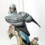 Worcester Porcelain Lamp Blue Parakeet Parrot For Sale - Image 4 of 12