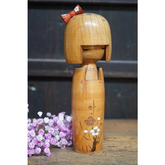 Brown Cute Creative Kokeshi by Tomio Ishida, Japan, 1960s For Sale - Image 8 of 8