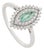 18k Gold Marquise Cut Paraiba Tourmaline Ring With Double Halo Diamonds Size 6.5 For Sale