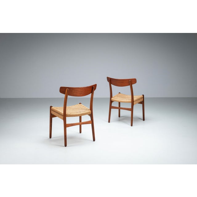 Wood CH23 Dining Chairs by Hans J. Wegner for Carl Hansen & Søn, 1960s, Set of 4 For Sale - Image 7 of 17