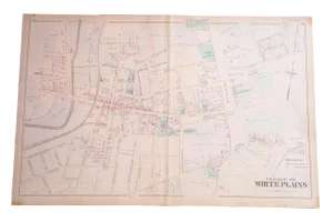 Antique Village of White Plains, NY Map