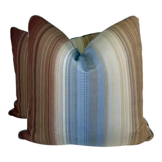 Missoni Home "Yumbel Outdoor-1" 22" Pillows-a Pair For Sale