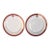 Pair of Chicago Yacht Club 9"d Mayer China Luncheon Plates W/ Cyc Burgee For Sale