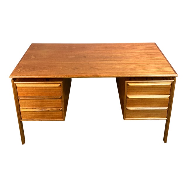 Desk in Teak by G.V. Gasvik for GV Møbler, 1960s For Sale