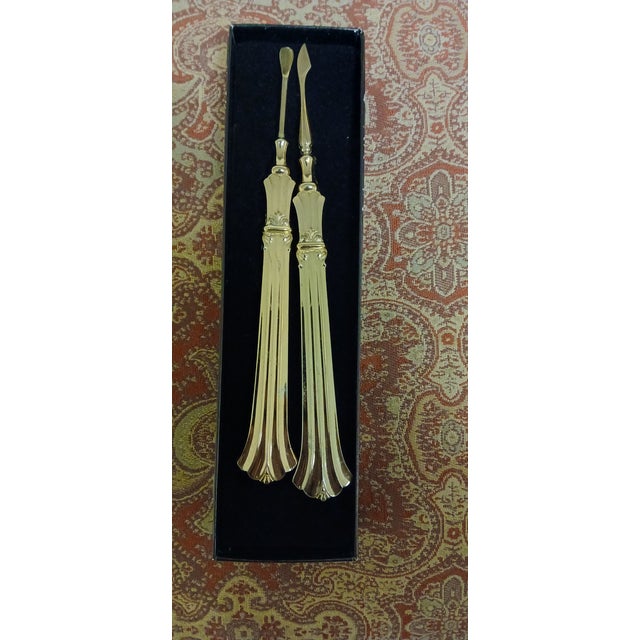 Vintage Reed & Barton Golden Rosewell Manicure Set- 2 Pieces For Sale - Image 6 of 12