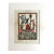 Vintage Print from the Codex Manesse in 14x18 Mat: "Herr Freidrich von Haufen" For Sale