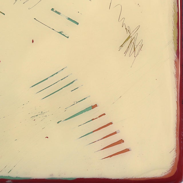 2020s Tide Pools 42 - Contemporary Shiny Resin Minimalist Abstract Art on Wood Original Artwork by Ricky Hunt For Sale - Image 5 of 9