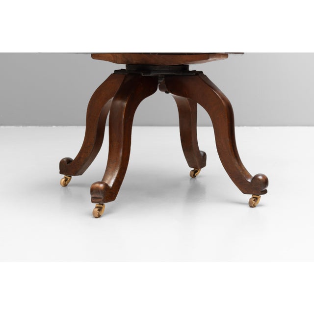 Antique Victorian Desk Chair, 1890s For Sale - Image 9 of 10