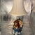 Made in 1993 the animals were hand sculpted by resin. The entire lamp is hand painted. It’s made in China.