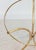 Italian Gilt Faux Bamboo and Glass Side Table For Sale - Image 4 of 6