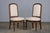 19th Century Antique French Napoleon III Style Walnut Dining Chairs W/ Cream Chenille - Set of 6 For Sale - Image 5 of 12