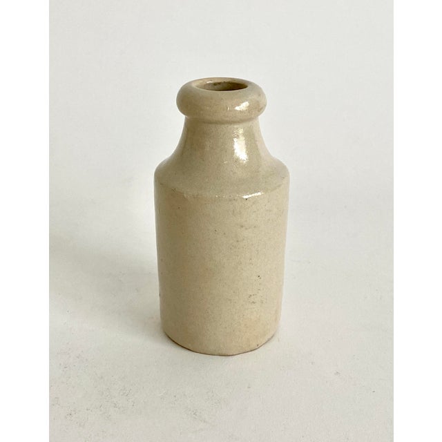 French Provincial Paris Medicinal Stoneware Bottle For Sale - Image 3 of 6