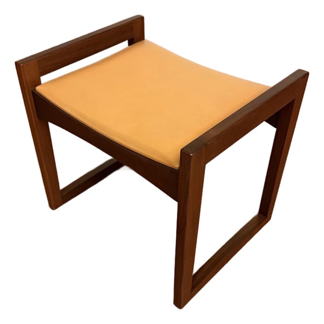 Vintage Mid-Century Stool / Ottoman For Sale