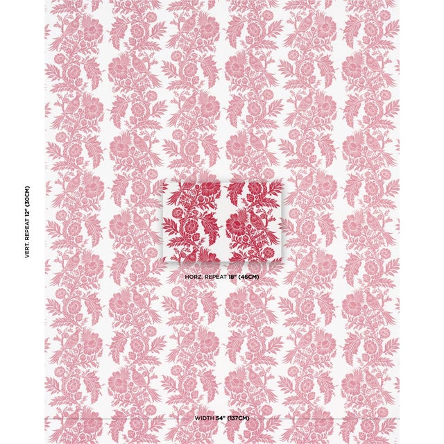 Marie-Anne Oudejans based this lovely fabric on a hand-painted block print that she originally created for a hotel...