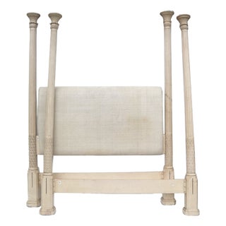 Louis XVI Style Queen Four Poster Bed For Sale