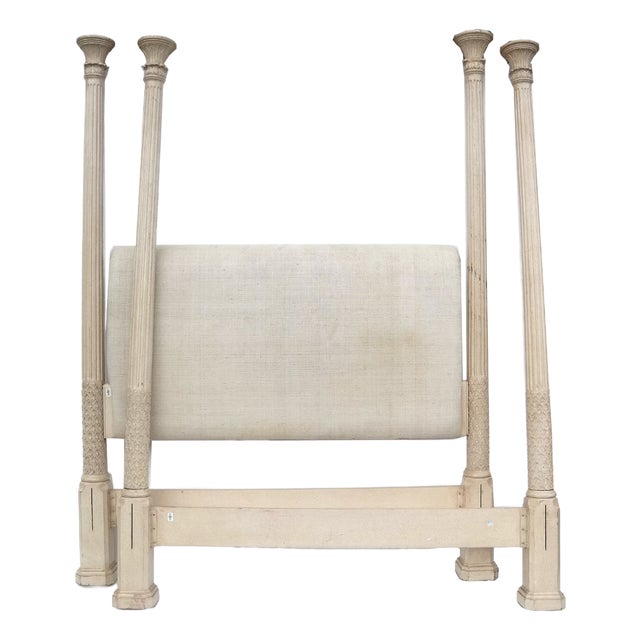 Louis XVI Style Queen Four Poster Bed For Sale