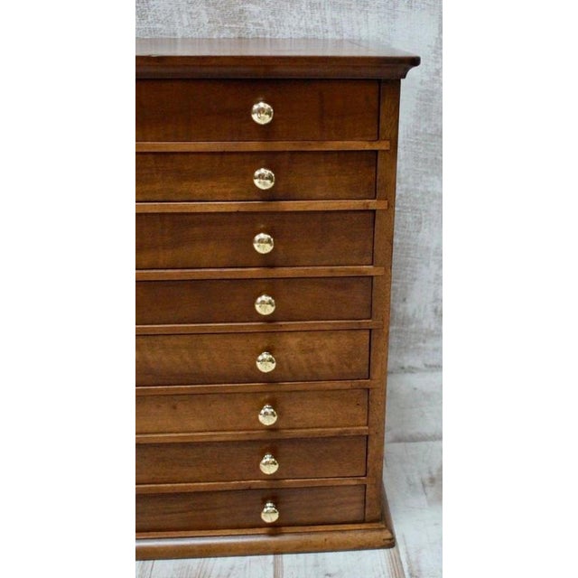 Early 20th Century Antique French Apothecary Drawer Cabinet, 1900 For Sale - Image 5 of 11