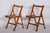 Mid-Century Beech Folding Chairs, 1950s, Set of 3 For Sale - Image 13 of 15