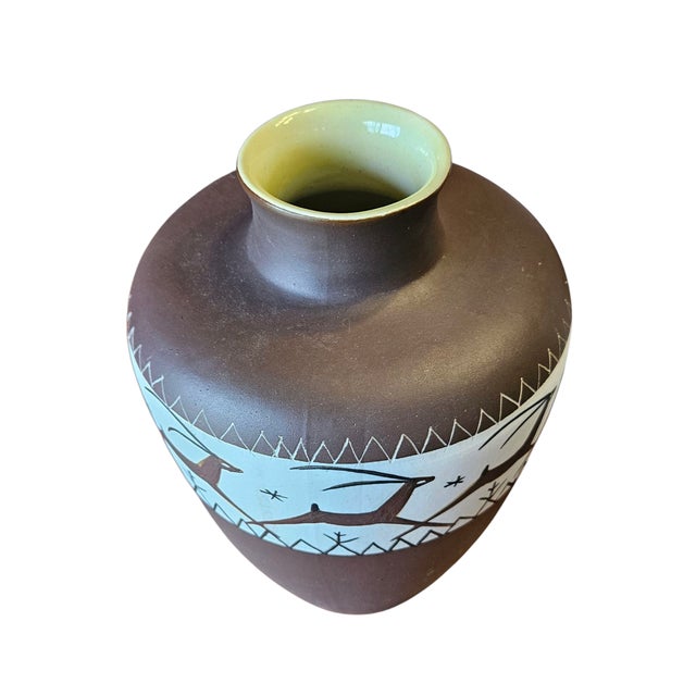 Mid 20th Century Vintage Lapid Israel Vase Eilot Design For Sale - Image 5 of 10