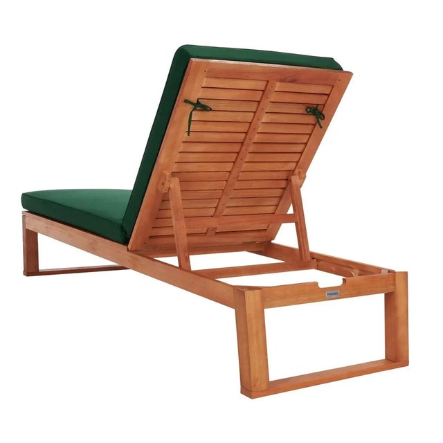 Solano Sunlounger - Natural/Green For Sale - Image 12 of 12