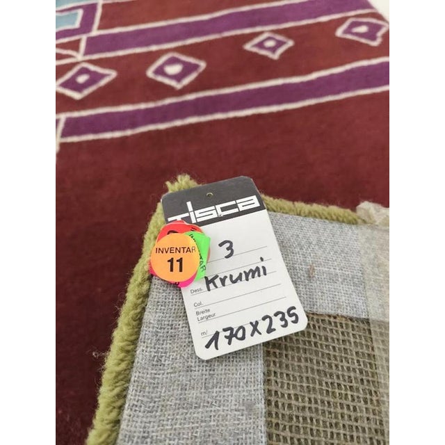 Tisca Krumi Hand-Tufted Wool Rug, France, 1990s For Sale - Image 6 of 10