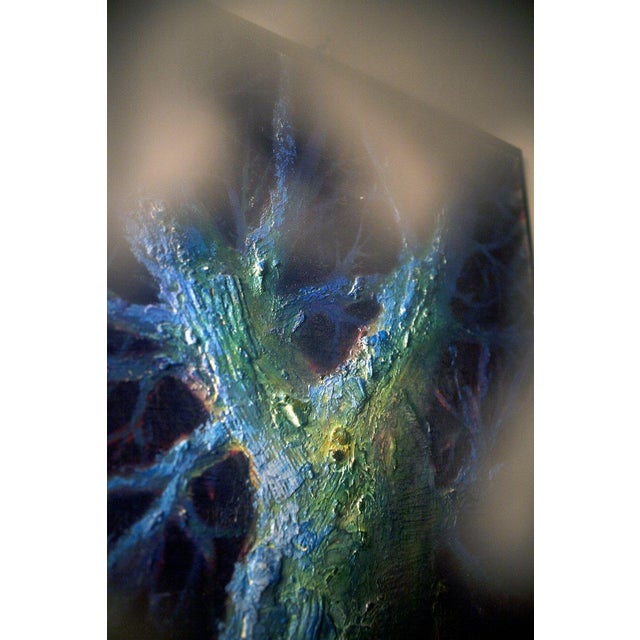 Renato Criscuolo, Blue Tree, 2008, Oil on Canvas For Sale - Image 4 of 11
