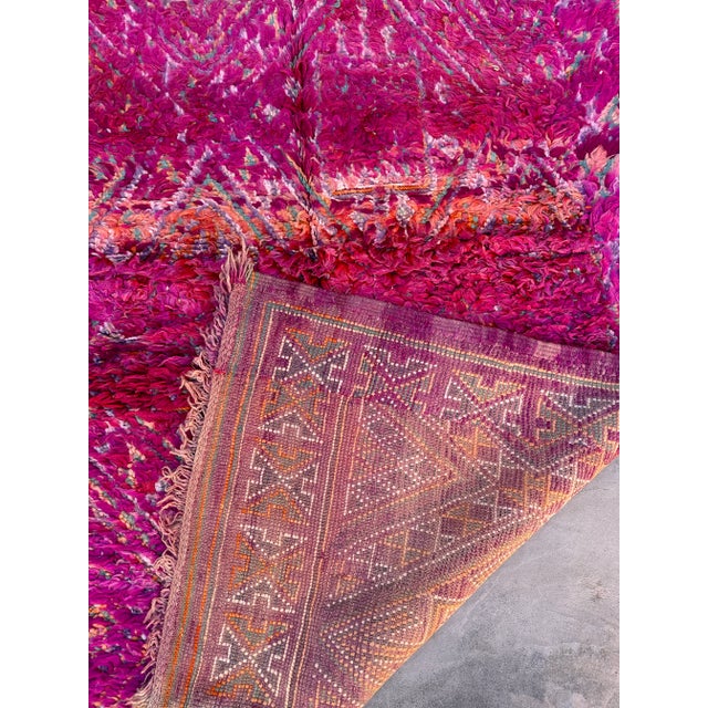 Mid-Century Moroccan Rug - 4'12" X 10'4" Ft For Sale - Image 10 of 11