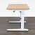 Fully Jarvis 36” Adjustable Height Standing Desk With Bamboo Top and White Frame For Sale - Image 4 of 9