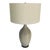 Modern Mushroom Glazed Textured Ceramic Table Lamp For Sale