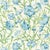 Harlequin Fleur de Joie Wallpaper in French Blue/Succulent/Soft Focus - a Sample For Sale