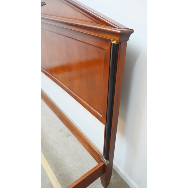 Ethan Allen King Bedframe For Sale - Image 10 of 12