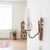Mid-Century Modern Danish Modern Teak and White Opaline Glass Wall Sconce, 1960s For Sale - Image 3 of 12