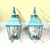 Pair of Verdigris Finish Steel Outdoor Wall Sconces - Seeded Glass 22”x 10”x 11” For Sale - Image 14 of 14