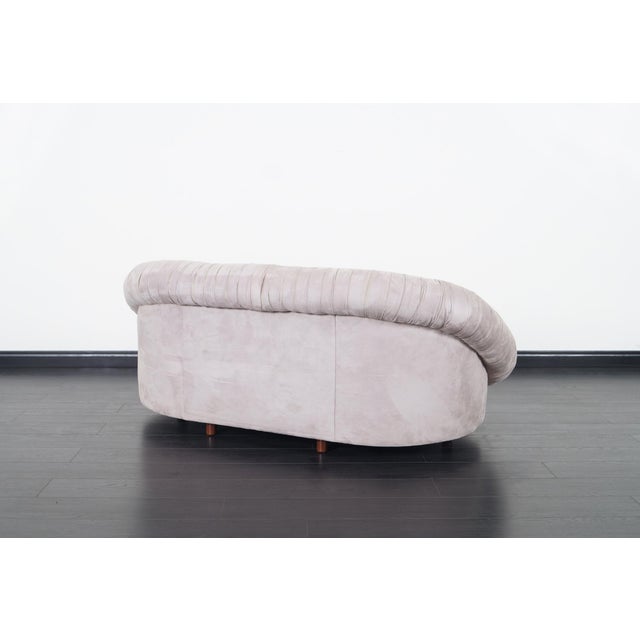 Wood Vintage Italian "Cloud" Loveseat For Sale - Image 7 of 9
