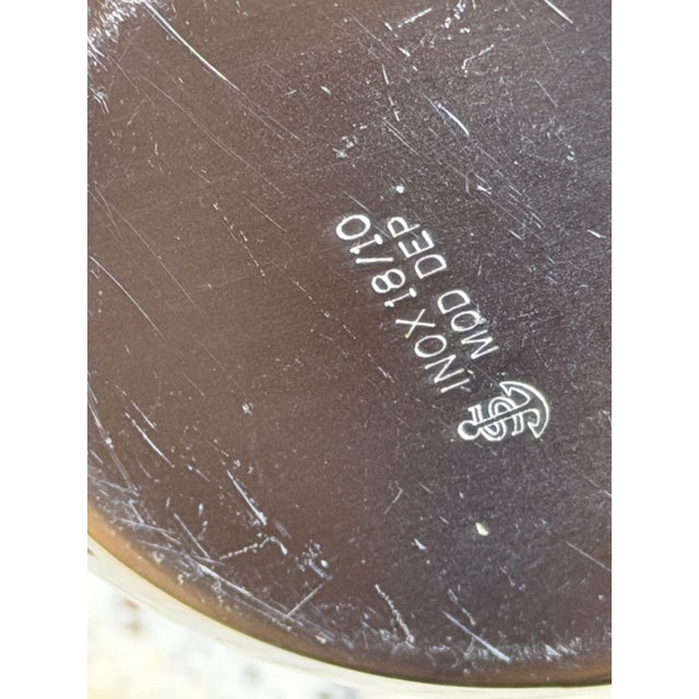 Mid-Century Modern Italian Stella 18/10 Espresso Service in Stainless Steel, 1970, Set of 26 For Sale - Image 11 of 18