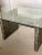 Silver 1960s Adrian Pearsall for Craft Associates Brutalist Glass Dining Table, Attributed For Sale - Image 8 of 12