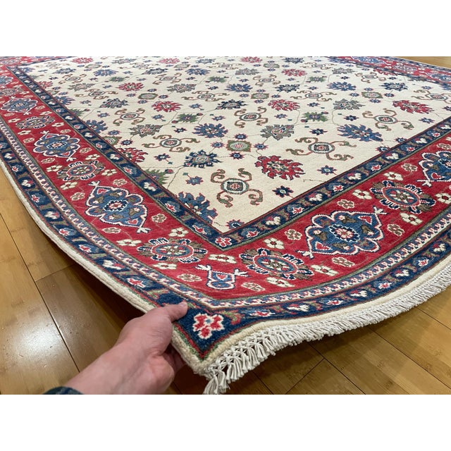 8x10 Afghan Kazak Kuba-Style Rug For Sale - Image 4 of 10