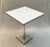 Mid century, Hollywood Regency style brass and marble base, accent square side table with formica top. Great thing about...