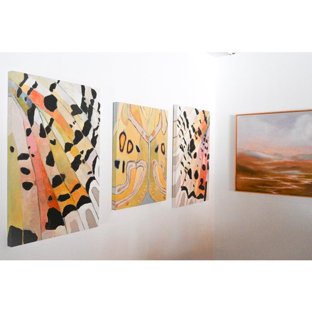 Acrylic & Gold Leaf Painting on Wood Titled Hidden Joy by Hayley Kolar For Sale - Image 4 of 7
