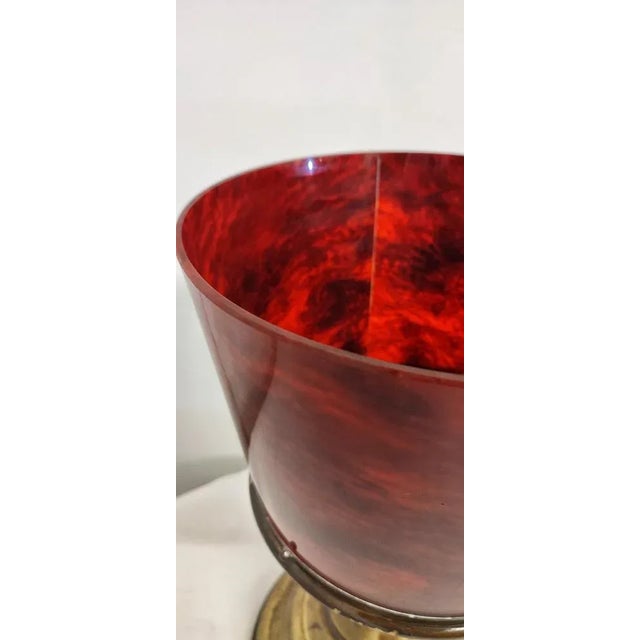 1970s Brass and Methacrylate Flower Pot, Spain, 1960s For Sale - Image 5 of 7