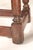Chocolate William and Mary Style English Oak Joint Stool For Sale - Image 8 of 10