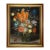 Beaux-Arts "Still Life with Iris" After Peter Binoit, Contemporary Reproduction Print on Canvas, Framed, 16 x 20 For Sale - Image 3 of 3