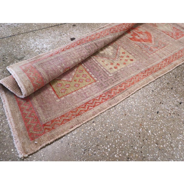 Galerie Shabab Collection Early 20th Century Handmade East Turkestan Saph Khotan Runner For Sale - Image 10 of 10